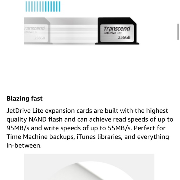 Transcend 256GB Jet Drive Lite 330 Flash Memory - Picture 9 of 12